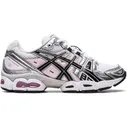 Asics Gel Nimbus 9 White Black Серебристые с черным